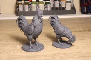Rooster figures