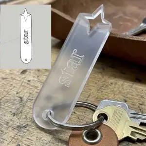 llavero estrella / star keychain