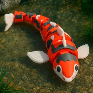 Articulated Koi Carp Fish Toy - FlexiCarp