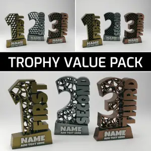Trophy - customizable award - VALUE PACK