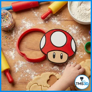 CORTADOR DE GALLETAS HONGO SUPER MARIO BROS