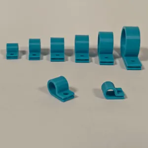 Round Cable Clamps | M3 Screw | 10 Sizes