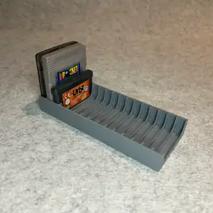 Games stand for 15 Gameboy cartridges