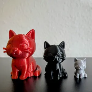 Lucky Smiling Cat – Fast, Fun, and Adorable Print