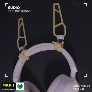Sudio k2 Headset - Techno Bunny