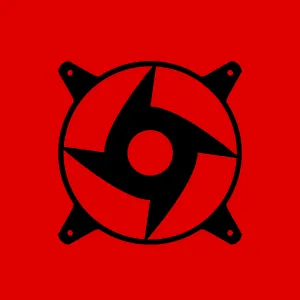 Naruto SHISUI SHARINGAN - Custom 120mm Fan Grill Face Plate