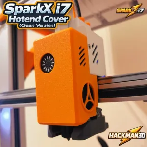 SparkX i7 Hotend Cover V2(Clean Version)