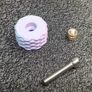 M4 Cylinder Head Screw Knob with Brass Threaded Insert