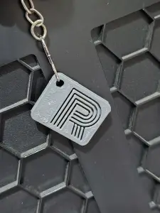 R- keychain