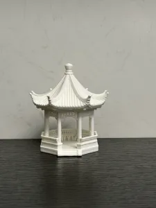 中国古风 八角小凉亭