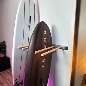 Modular board rack (surf, SUP, wing, ski...) wall mounted