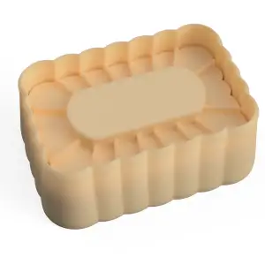 RECTANGLE - COOKIE CUT AND PRESS - THUMBPRINT COOKIE CUTTER