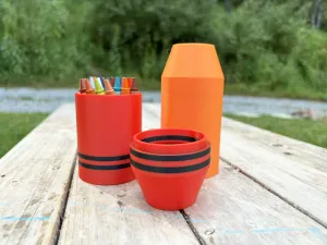 24 Crayon Travel Container