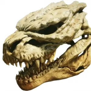 Scanned Godzilla fossil.