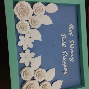 Rose Flower and Leaf Decoration Set