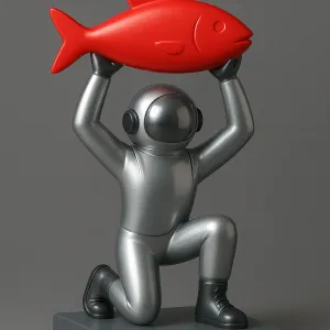 Fish and diver