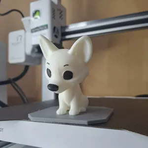 corgi dog bubble head toy