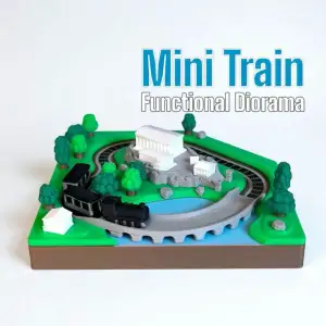 Mini Train - Greek Diorama