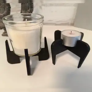 simple and portable candle holder