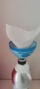 Resin Bottle Funnel Using PET (1.5L) Halot Resin
