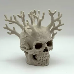 Branch Skull Decoration