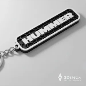 Hummer logo keychain