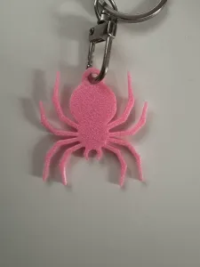 Large Spider Design Keychain