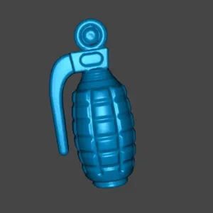 Children's toy grenade dummy 3D scan Raptor Pro