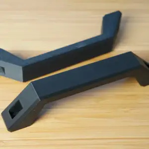 Modern Angular Front Mounted Drawer Pull or Door Handle