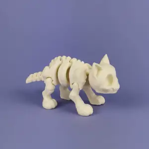 Flexi Skeleton Cat | Print-in-place | No Support