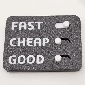 Fast cheap good