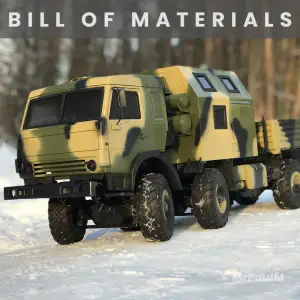 KAMAZ 6350 8x8: Bill of materials and assembly guide