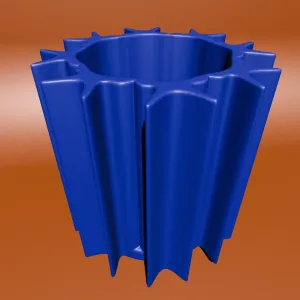 Exclusive Architectural Pillar Symphony Vase V3DDSH00+11