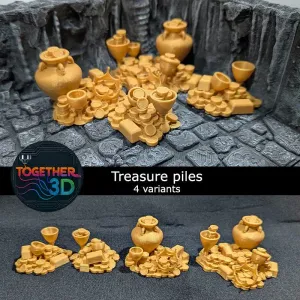 Piles of treasure - DND scatter terrain