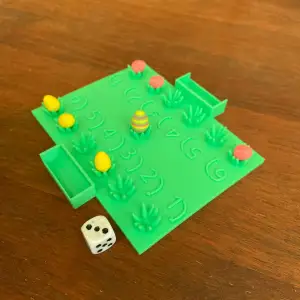 Easter egg hunt board game