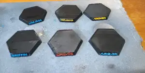 Named 32mm Battletech bases (Experimental)