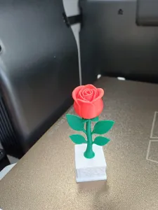 Mini Rose in Decorative Pot