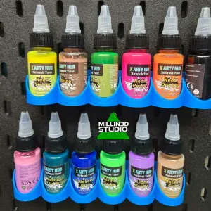 28mm Airbrush Paint Holder for Ikea Skadis tool peg Board