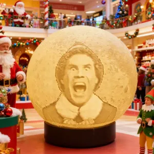 litho elf globe