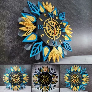 Twilight Bloom Clock