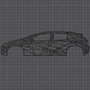Cupra Born String Art