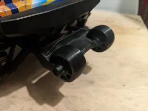 Traxxas Maxx wheelie bar wheels with tires
