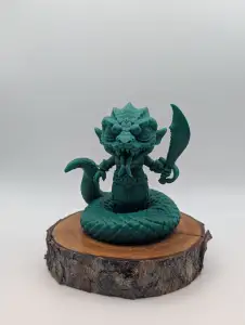 Chibi Yuan-ti Pureblood - The Scaly Schemer