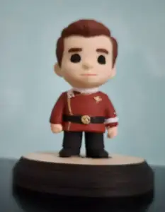 mini captain kirk from the wrath of khan