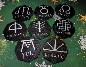 CELTIC SLAVIC PAGAN WICCA WHEEL OF THE YEAR
