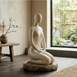 Abstract Zen Meditation Sculpture