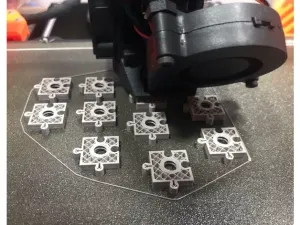 Jigsaw nozzle storage blocks for M6-size 3D print nozzles