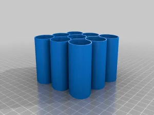Stand for 9 tubes of art paint.