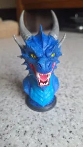 Dragon bust 3D model (Drathal the Red version 1)