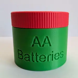 Batterie Container for 8 AA Batteries